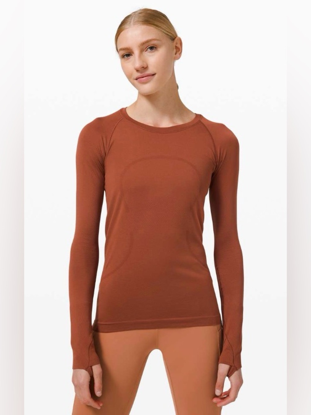 Lululemon✨Swiftly Tech Long Sleeve 2.0✨Dark Terracotta